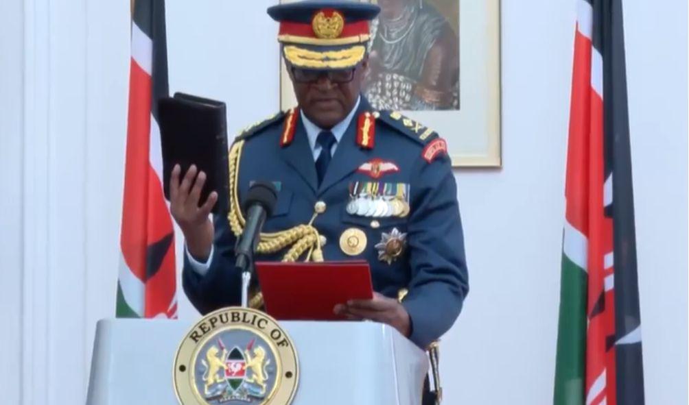 Chief of Defence Forces General Francis Ogolla