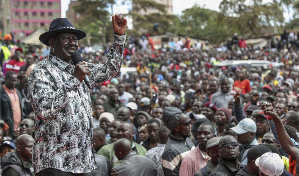 Violence Erupts in Raila Event