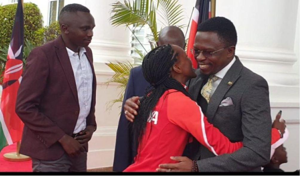 Breakfast with Champions: President Ruto Welcomes Omanyala and Kipyegon to State House