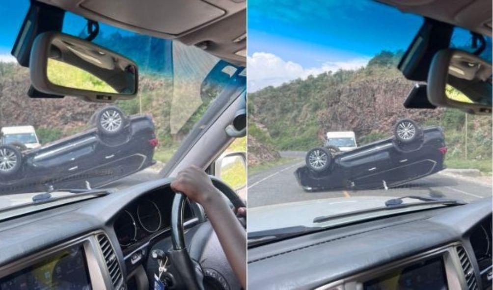 Presidential Escort Team Injured as Black Lexus Rolls at Great Rift Valley Lodge