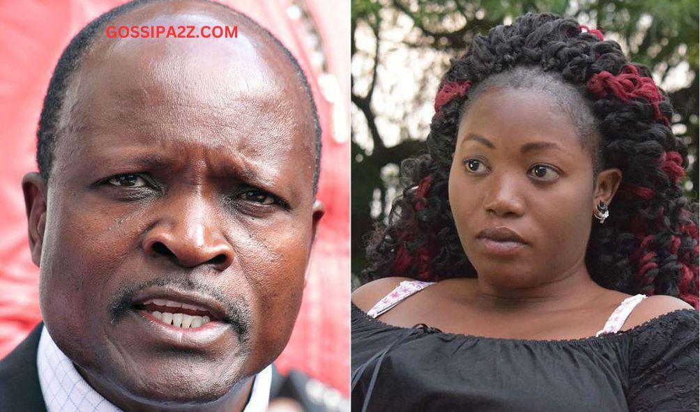 A side-by-side photo of former Migori Governor Okoth Obado and the late Sharon Otieno.