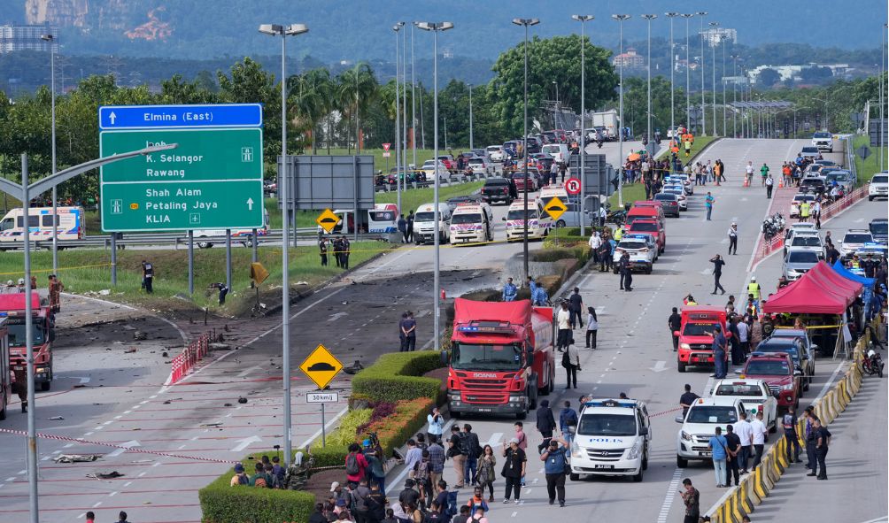 Malaysia Expressway Plane Crash Claims 10 Lives