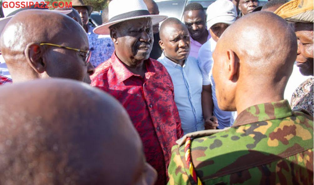 Standoff After Police Block Raila's Convoy In Narok - GOSSIP A - Z