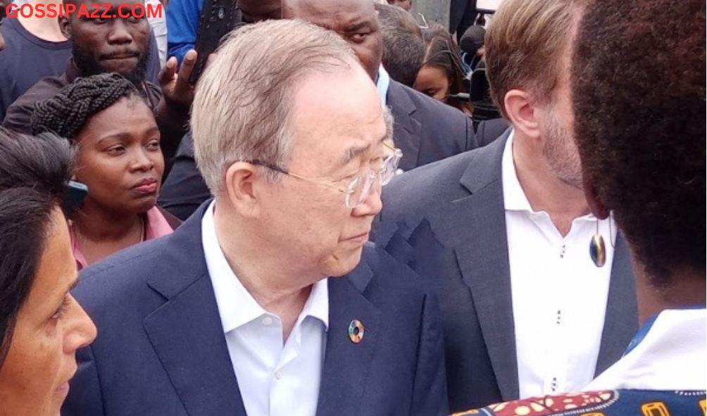 Ban Ki-moon tours Mukuru slums, says climate crisis is a global duty