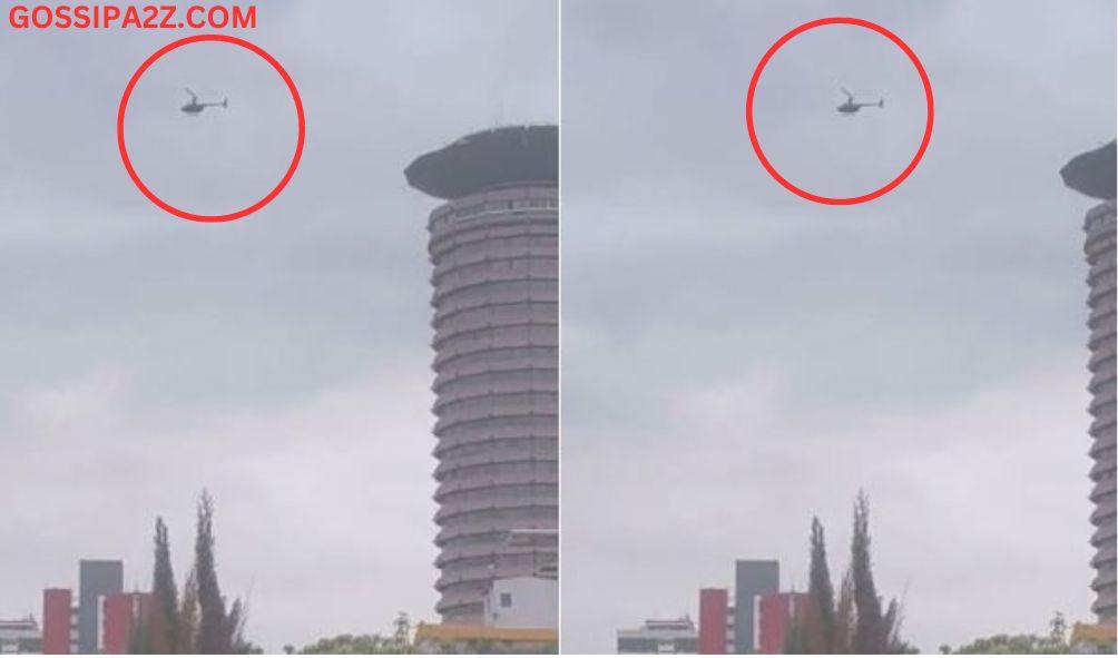 Backlash After Helicopter Spotted Above KICC During Africa Climate Summit