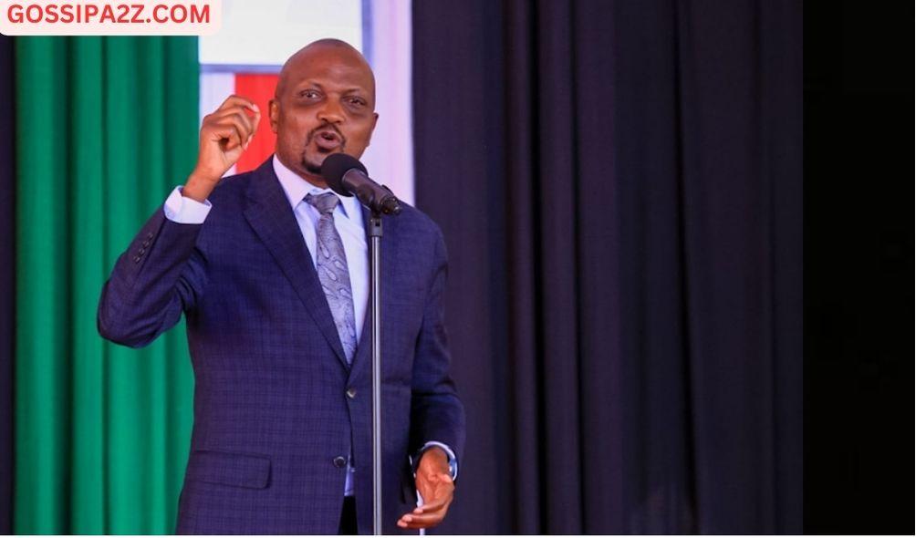 File image of Economic Adviser Moses Kuria.