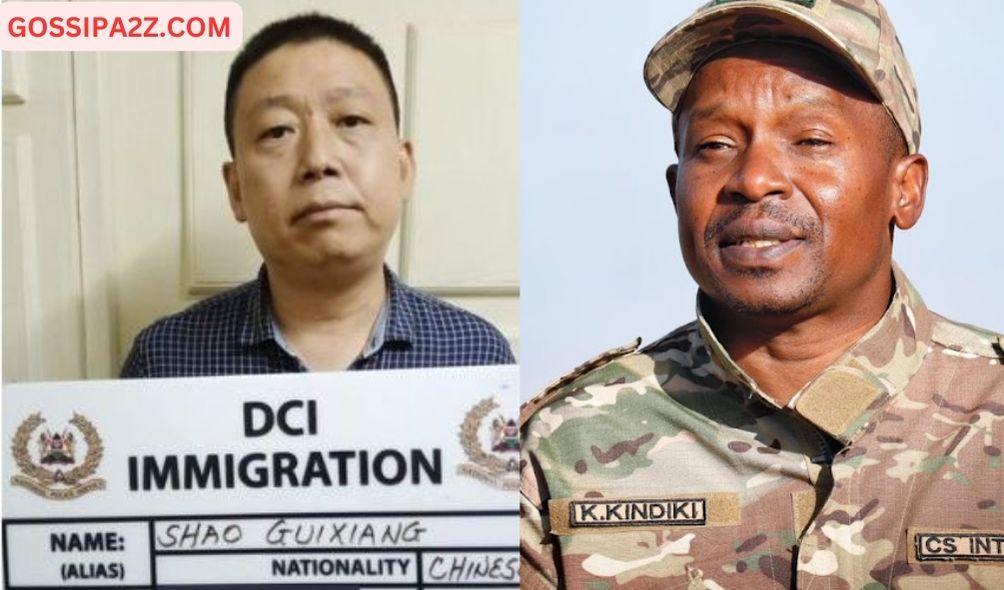 CS Kindiki Demands Answers After Chinese Shao Guixiang Deported for Fighting Sneaks Back