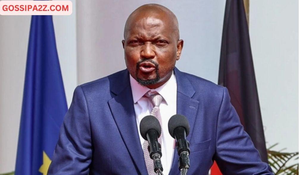 Public Service, Performance and Delivery Management Cabinet Secretary Moses Kuria