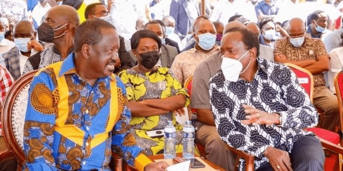 Raila Hints At Supporting Kalonzo In 2027 - GOSSIP A - Z