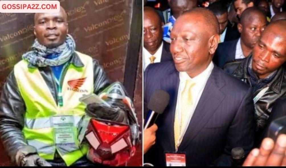 Ruto-Backed Boda Rider, Calvin Ochieng, in Ksh 10M Clash