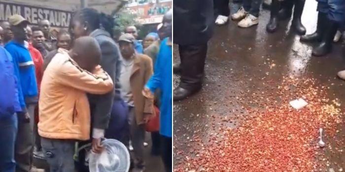 PS Offers Help to Hawker Whose Groundnuts Were Poured by Kanjos(Video)