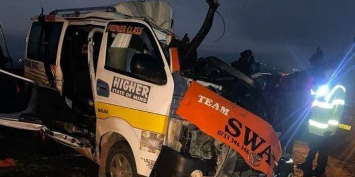 5 Killed After Matatu Collides With Lorry in Naivasha