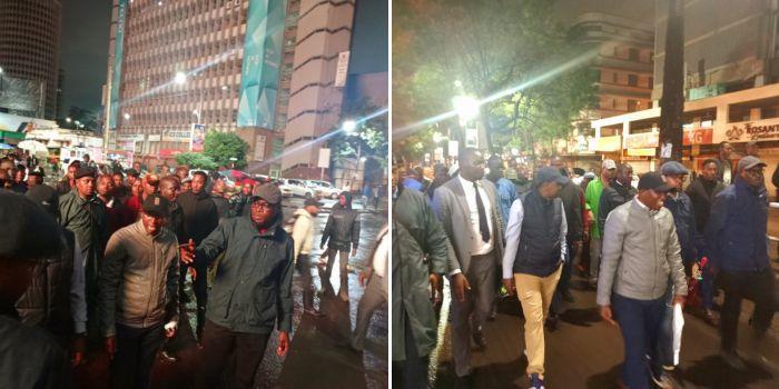 Sakaja Bodyguard Slap and Shove Away Street Boys Blocking His Motorcade(Video)