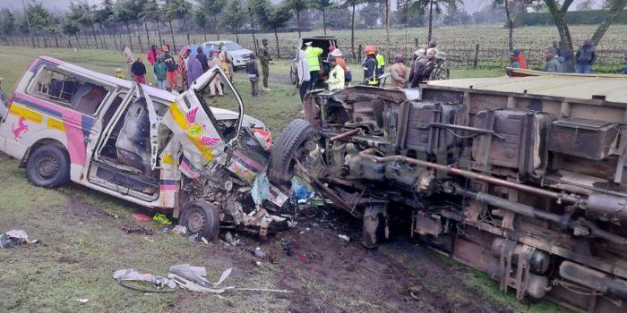 Tragic Crash Claims 10 Lives on Nakuru-Eldoret Highway