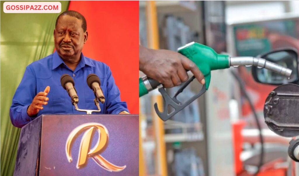 Raila Demands Reduction Of Fuel Prices By Ksh50