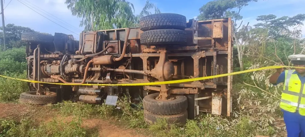 Lorry Involved in Accident at Bulemia Budalang'i on Tuesday 26th December 2023