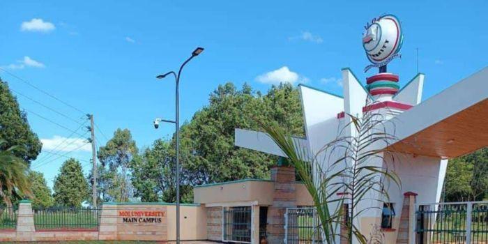 A photo of the Moi University gate. PHOTO/ShangaziKE