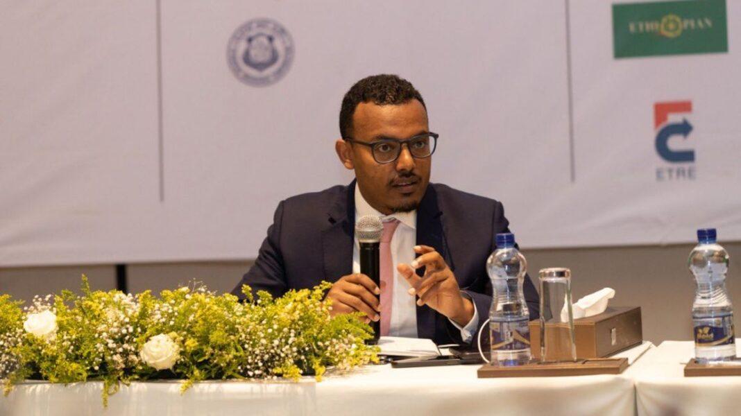 National Bank of Ethiopia Governor Mamo Mihretu speaking during a past interview.