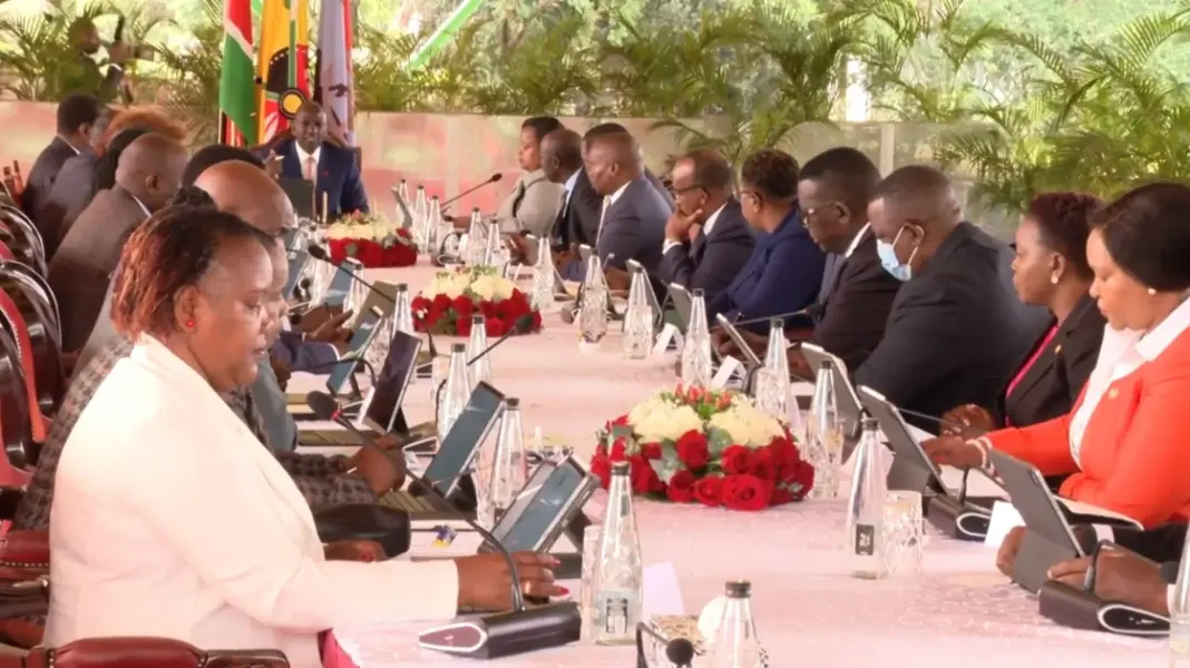 President William Ruto chairs a Cabinet meeting at State House, Nairobi, on 15th January 2023. | PHOTO: PCS