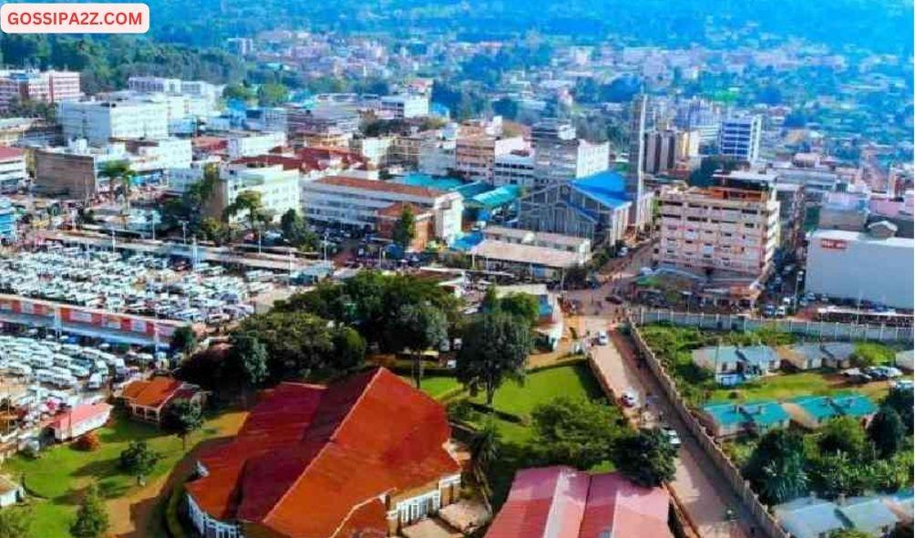 A section of Kisii town.