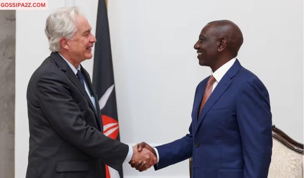 President William Ruto hosted the Director of the United States Central Intelligence Agency (CIA), William J. Burns on Monday, January 15, 2024