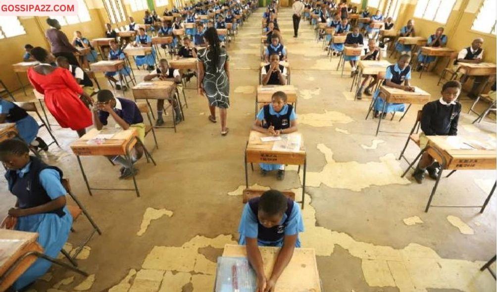 KCPE candidates during exams