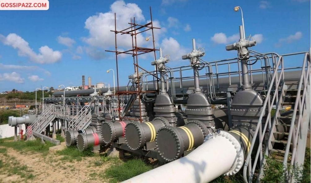 Common user manifold pipes at Kipevu station in Mombasa County, Kenya on October 13,2023.