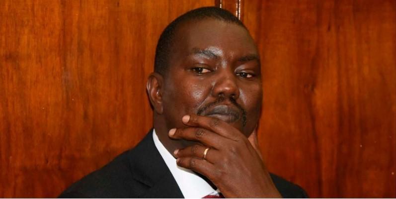 Uasin Gishu Senator Jackson Mandago when he appeared before the Nakuru Law Courts on August 17, 2023.