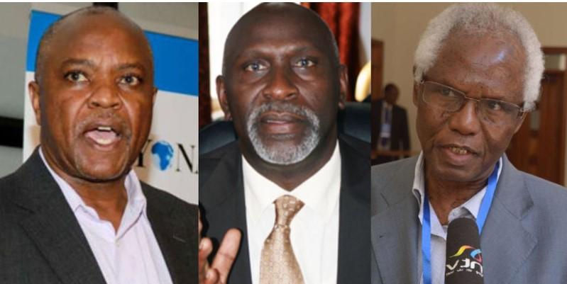 From left: Tom Mshindi, Charles Nyachae, and Francis Muthaura.