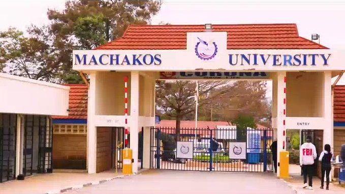 A photo of students entering Machakos University