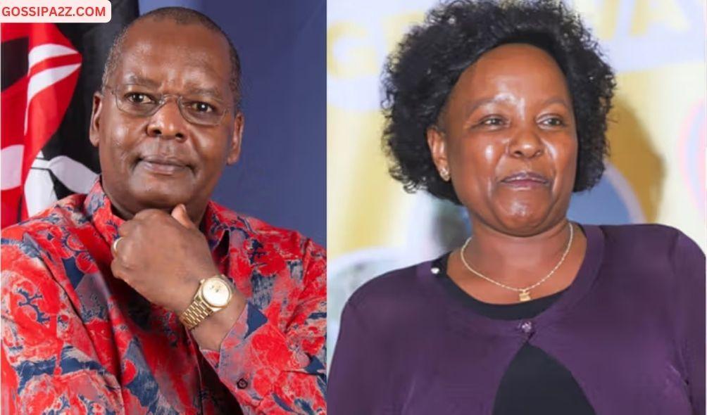 Former Kipipiri MP Amos Kimunya and his late wife, Lucy Wanjiru Muhinga