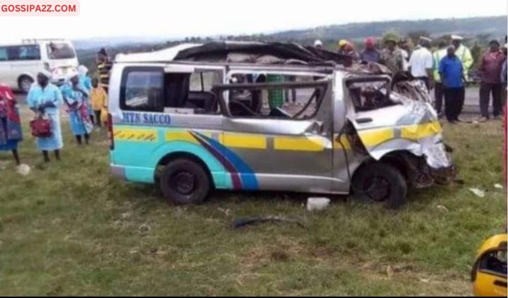 Vehicle that ferried CWA women from Subukia’s Marian Shrine was involved in a road accident.