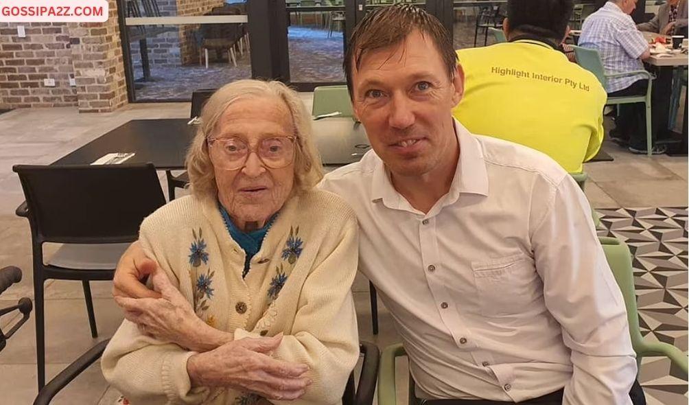 Mart Soeson, a 48-year-old lawyer from Estonia who is pleading to stay in Australia to be with his 103-year-old partner Elfriede Riit, understands some sceptics might not believe their love is real. The couple is pictured on Wednesday outside the Administrative Appeals Tribunal