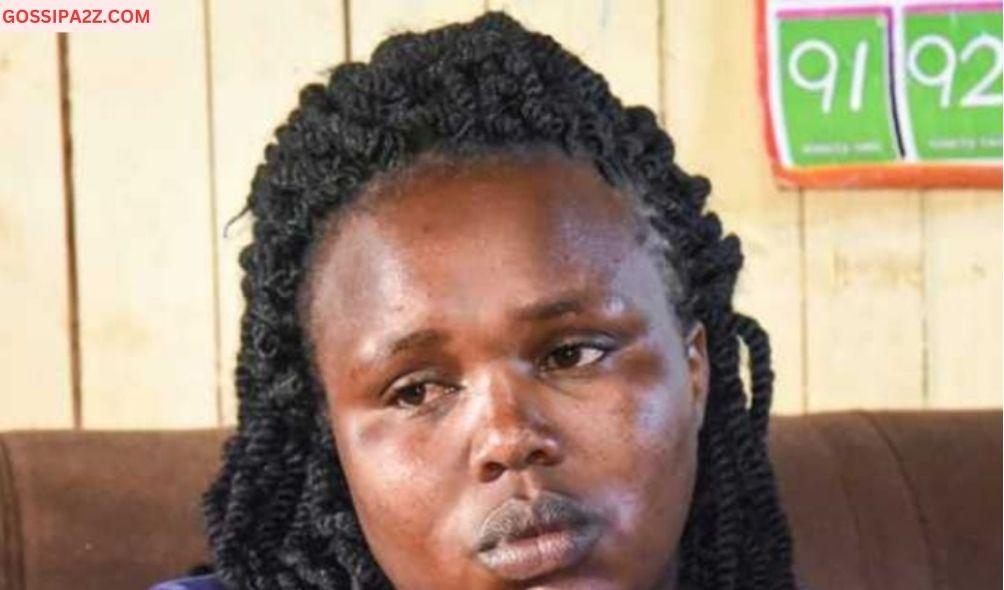 Asenath Jeruto, widow of World Marathon Record Holder Kelvin Kiptum, in a somber mood at their home in Chepsamo Village, Keiyo South of Elgeyo Marakwet County on February 12, 2024.