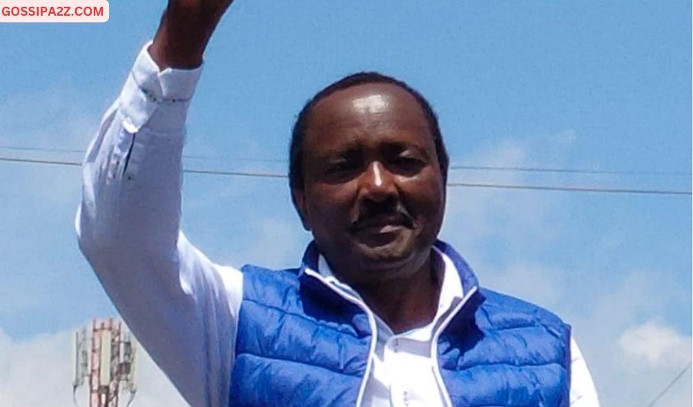 Wiper party leader Kalonzo Musyoka during an address in Embu on February 13, 2024.