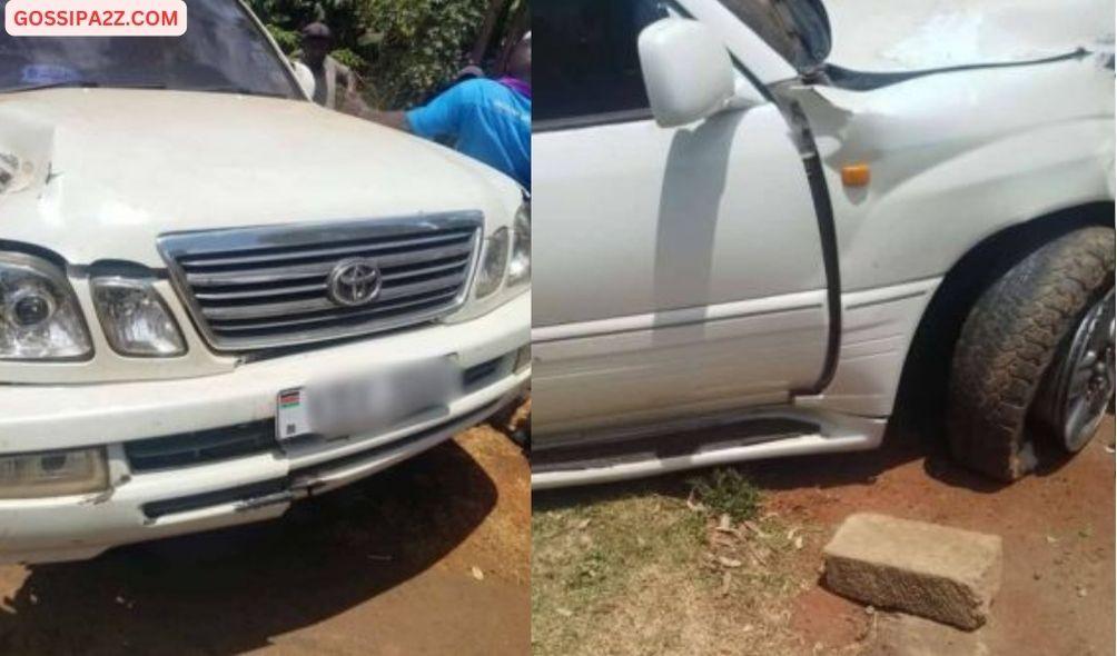 Igembe South Member of Parliament John Paul Mwirigi involved in an accident in the Kirubia area in Chuka, Meru County on February 20, 2024