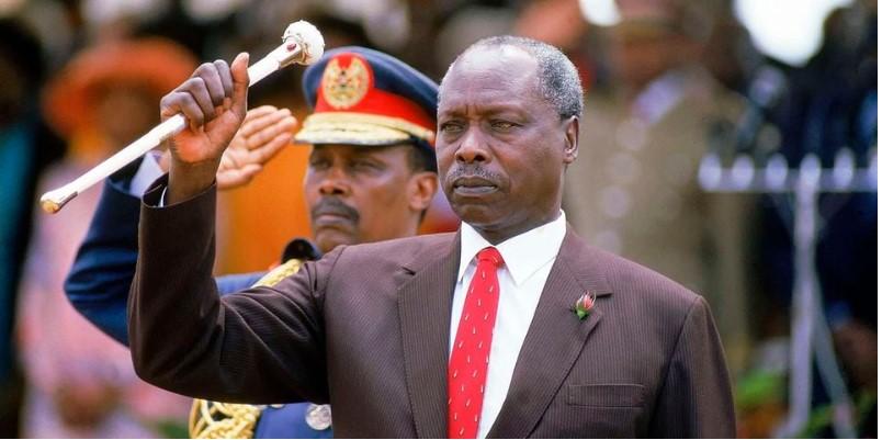 The late President Daniel Arap Moi.