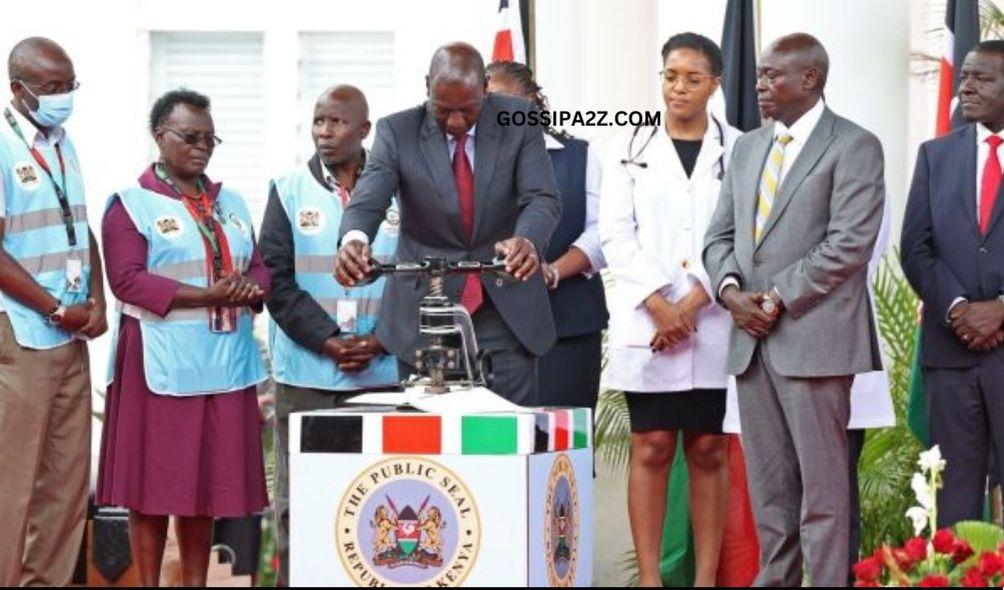 President William Ruto during the signing of the Social Health Insurance Health Bill into law at State House on October 23, 2023.