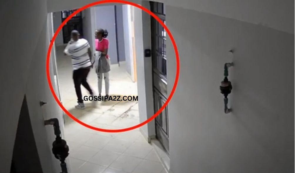 CCTV Footage Shows How 19-Year-Old Woman, Unknown Man Checked Into Kasarani Apartment At 3 am