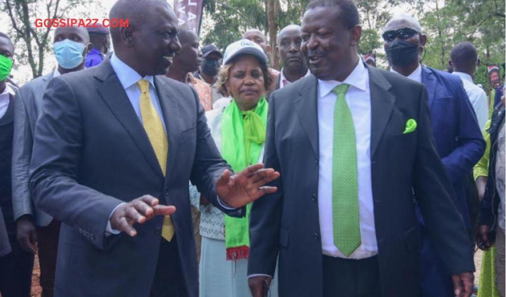 President William Ruto and CS Musalia Mudavadi