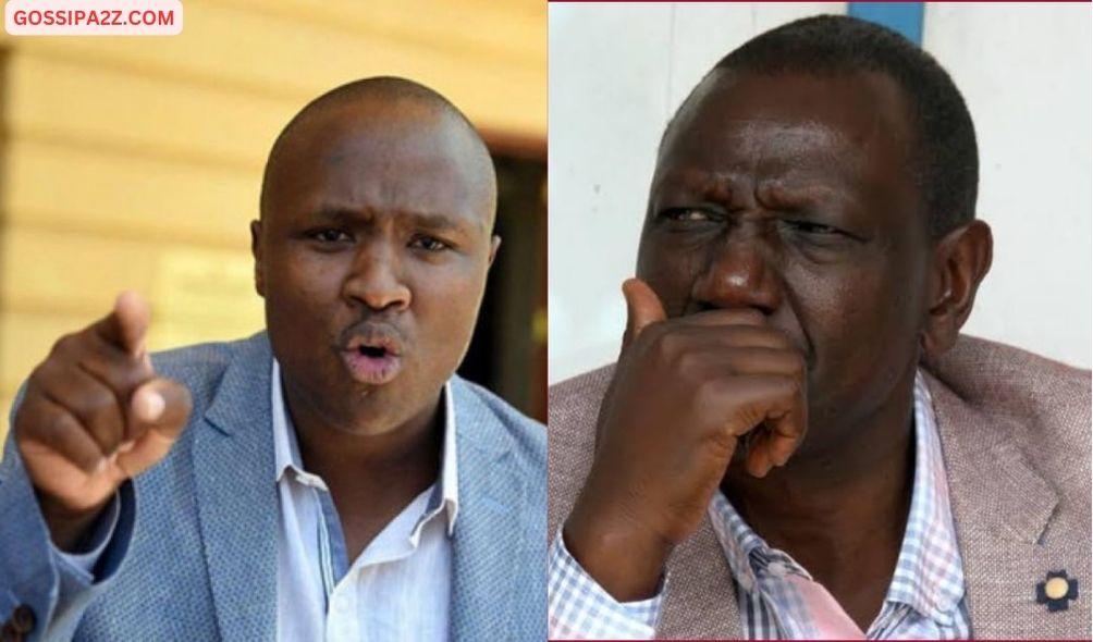 Alfred Keter(left) President William Ruto