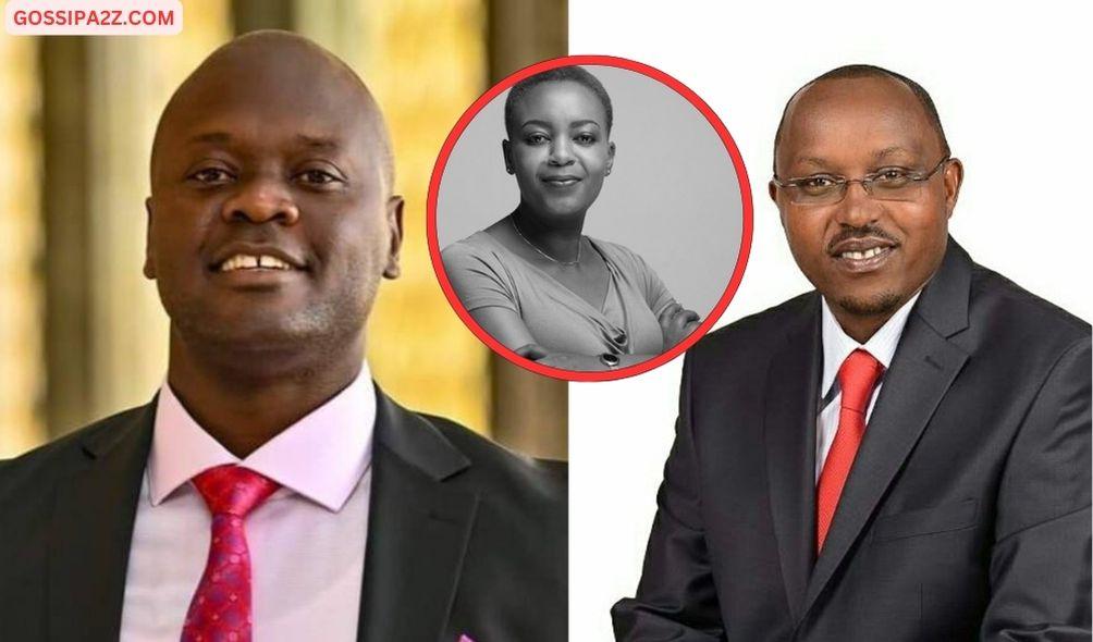 MP Anthony Kibagendi (l) and Emmanuel Talam (r) revealed they wished to marry journalist Rita Tinina (insert). Photos: Anthony Kibagendi, Rita Tinina, Emmanuel Talam.