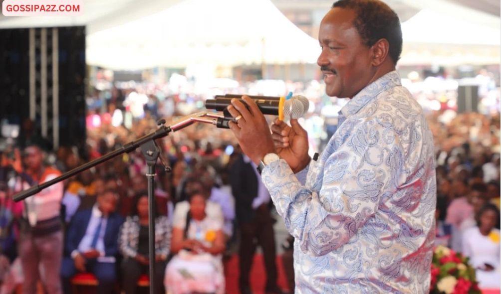 Wiper Party leader Kalonzo Musyoka during Nairobi Business Community Prayer and Thanksgiving Service on March 15, 2024. Photo: SMusyoka/X