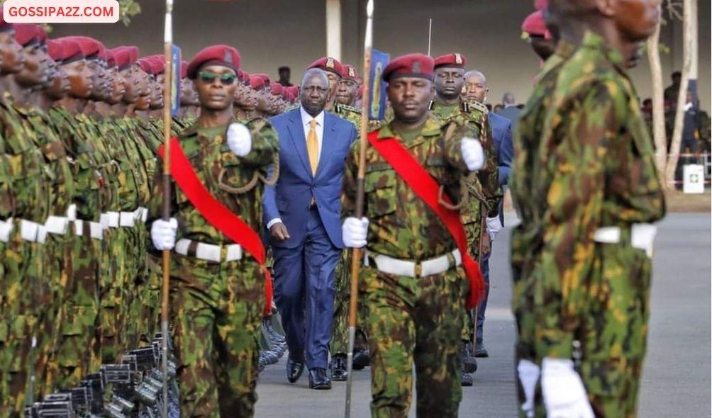 Kenya Police in parade