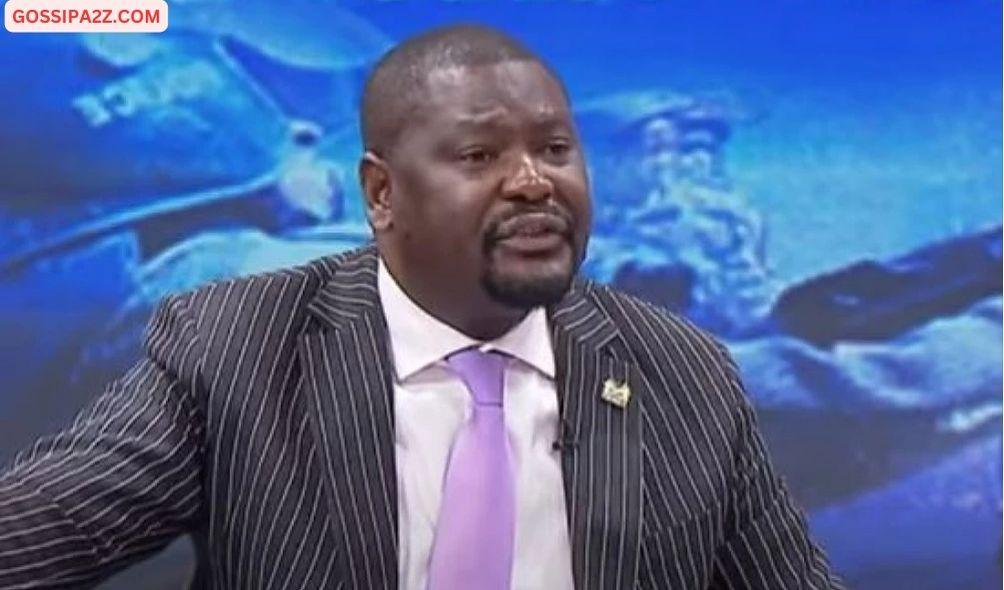 Mbeere North MP Geoffrey Ruku speaking during an interview on Citizen TV on July 20, 2023.