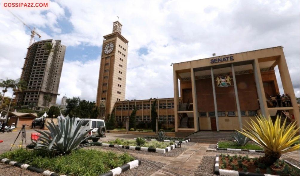 The Kenyan parliament buildings in Nairobi.