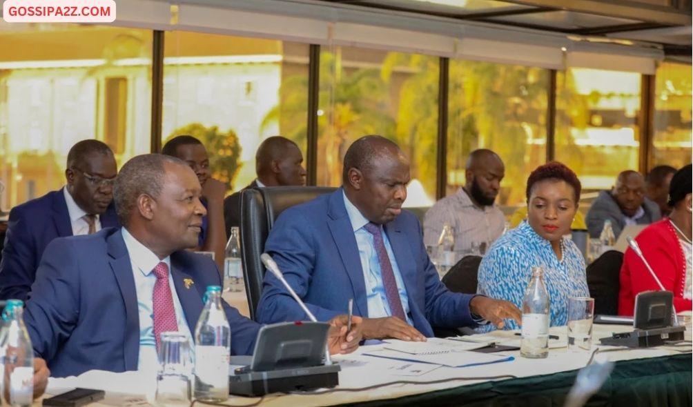 Head of Public Service Felix Koskei chairing a meeting attended by Cabinet Secretaries (CS) on March 21, 2024. PHOTO: @koske_felix