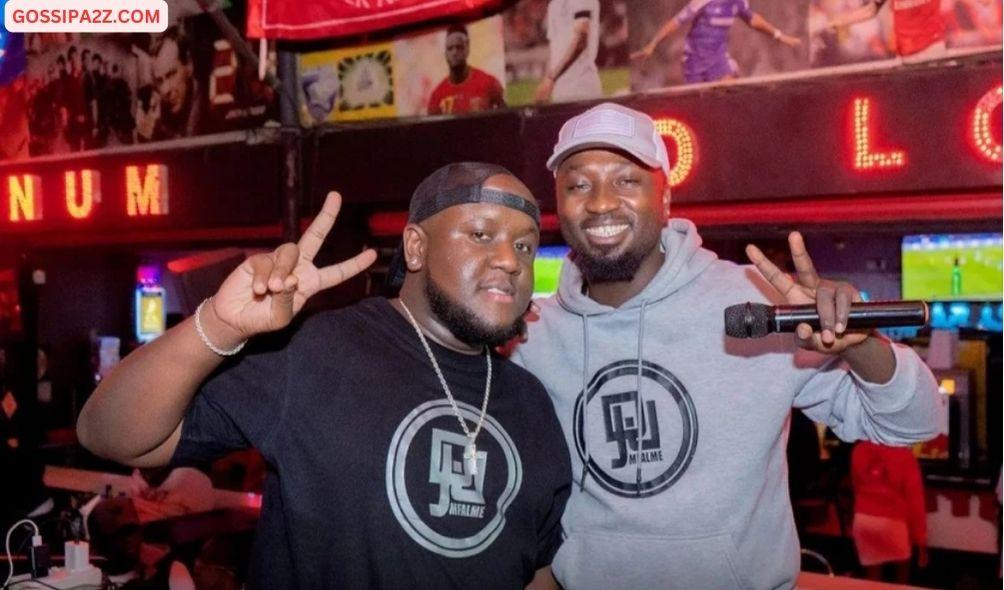 DJ Joe Mfalme(left) with Hypeman Ballo