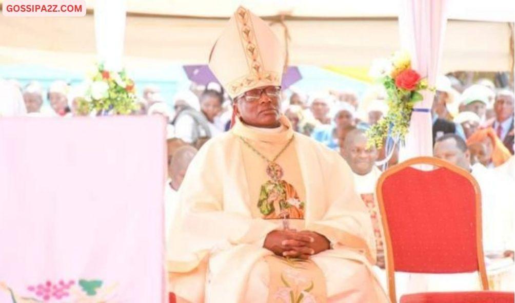 Makueni Diocese Bishop Paul Kariuki during his installation ceremony at Unoa Grounds in Wote on September 30, 2023.