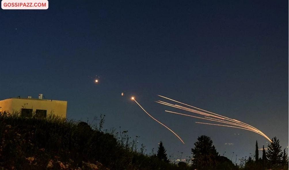 File image: Israel`s Iron Dome anti-missile system intercepts rockets launched from Lebanon towards Israel over the Israeli-Lebanese border, as seen from northern Israel on April 12, 2024. Photo: Reuters